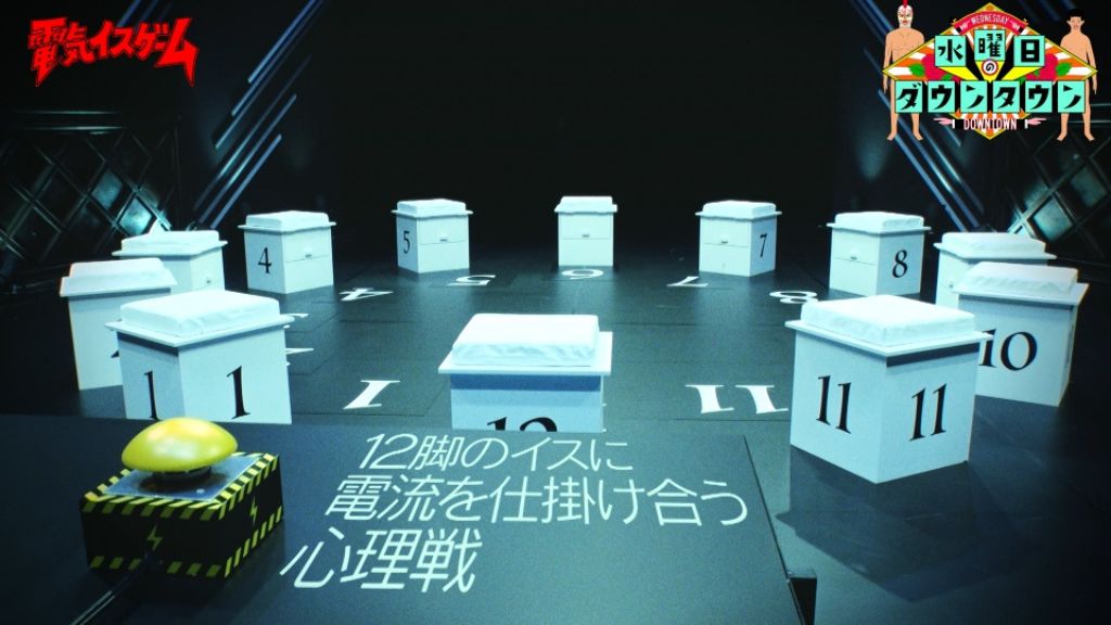 水曜日のダウンタウン_電気イスゲーム