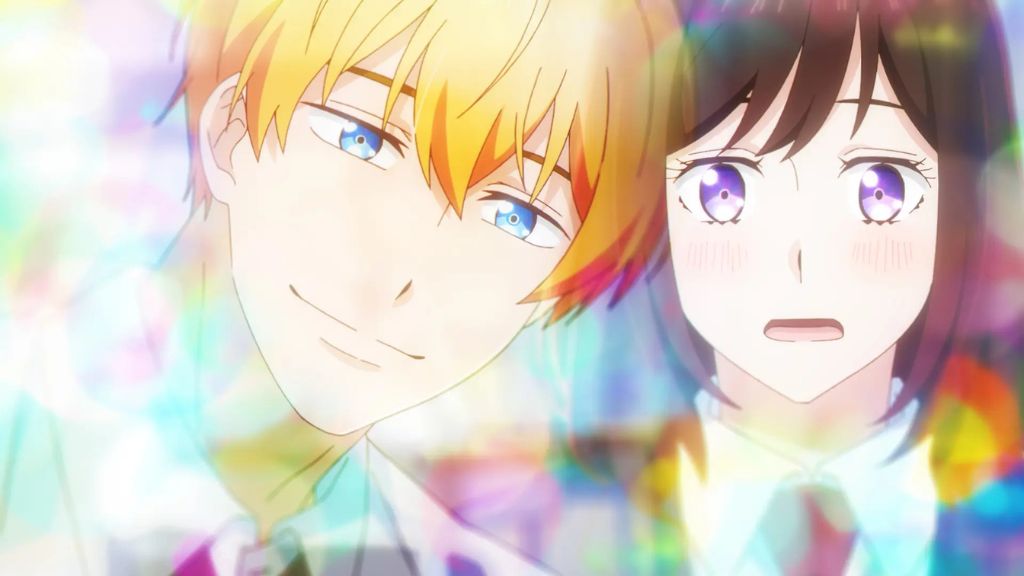 アニメ「太陽よりも眩しい星」のワンシーン