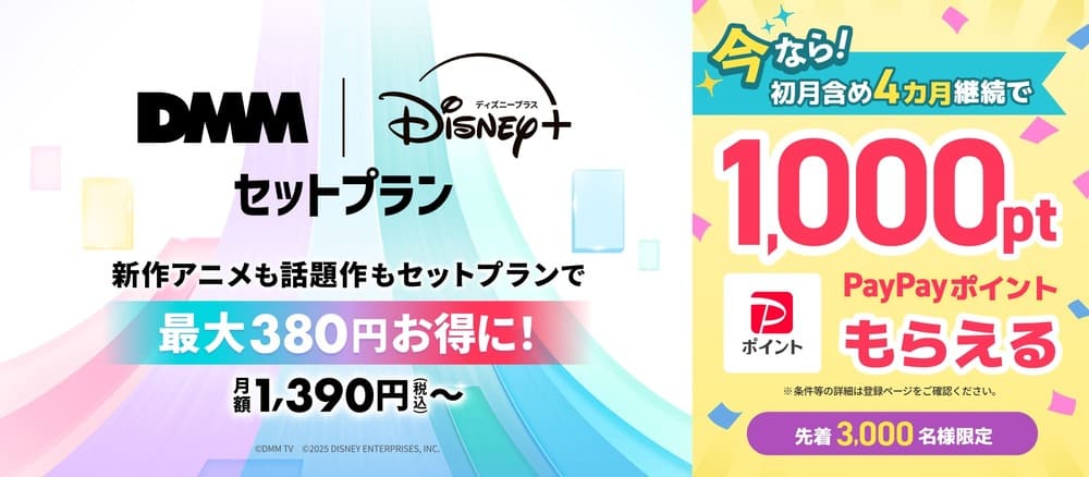DMM | Disney+ セットプラン